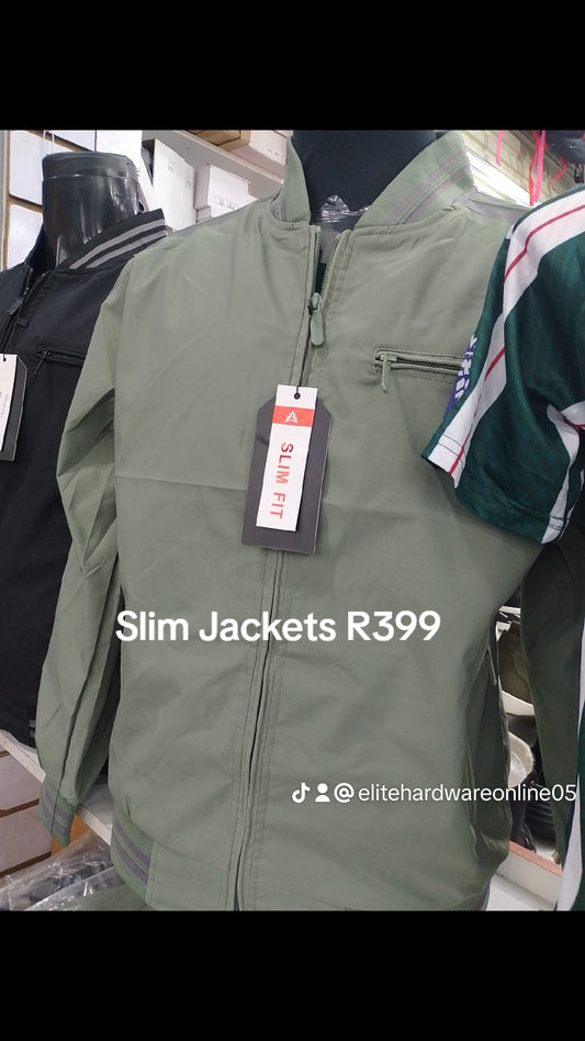 Olive slim line jacket