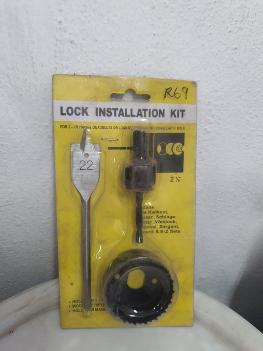 Lock installation kit