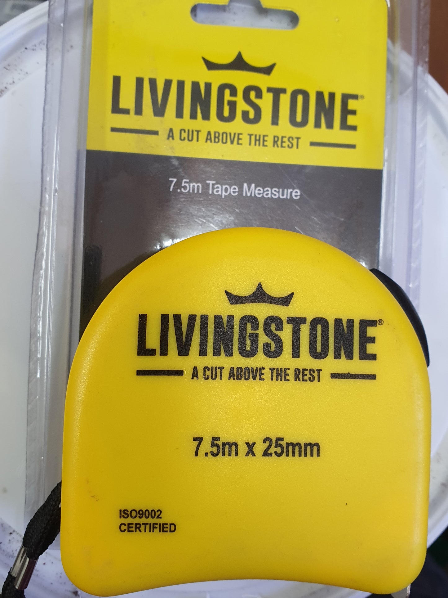 Livingstone tape measure 7.5m