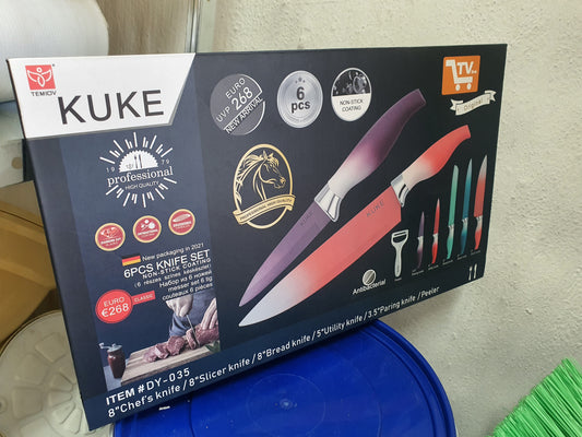 Knife set 6 pcs Kuke