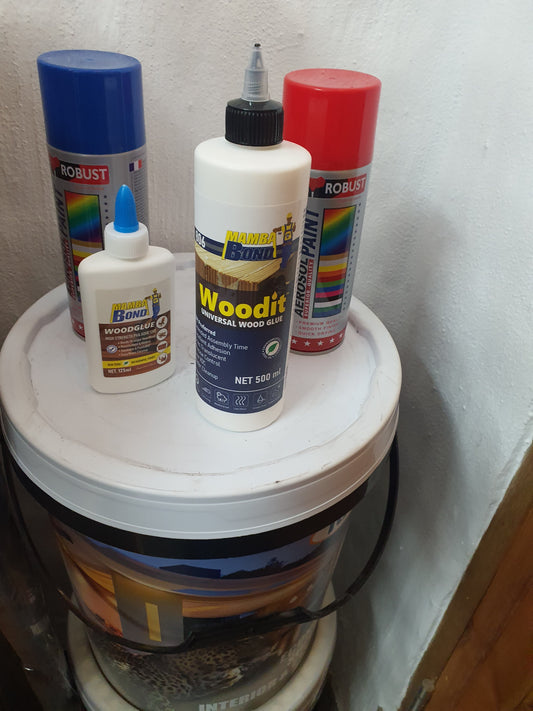 Combo deal 1x paint pva 20l 2x woodglue and 2x sprqy