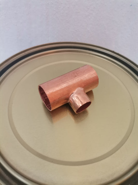 Copper Tee Reducer 22mmx15mm