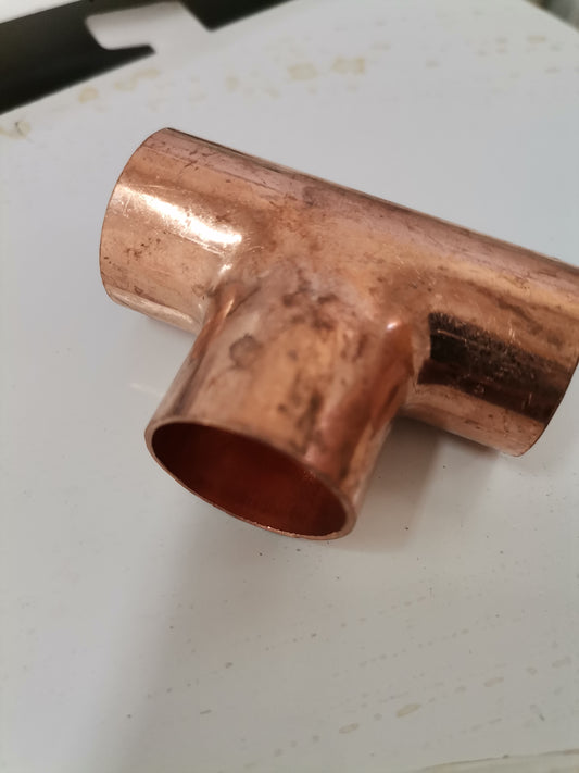 Copper tee 15mm