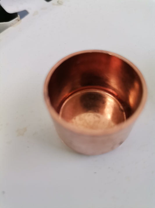 Copper end cap 22mm