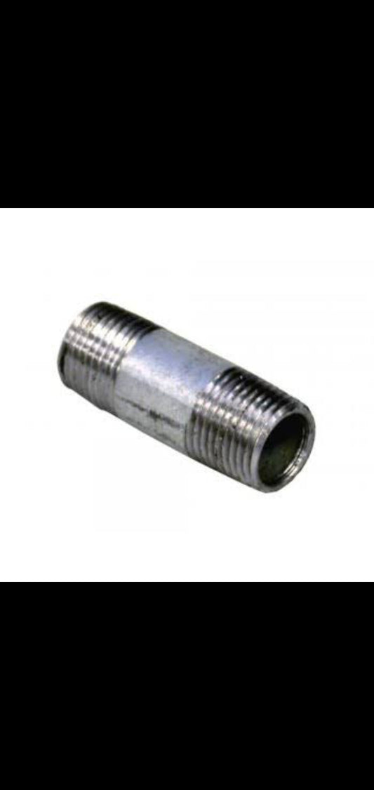 Galvanised nipple 15mm